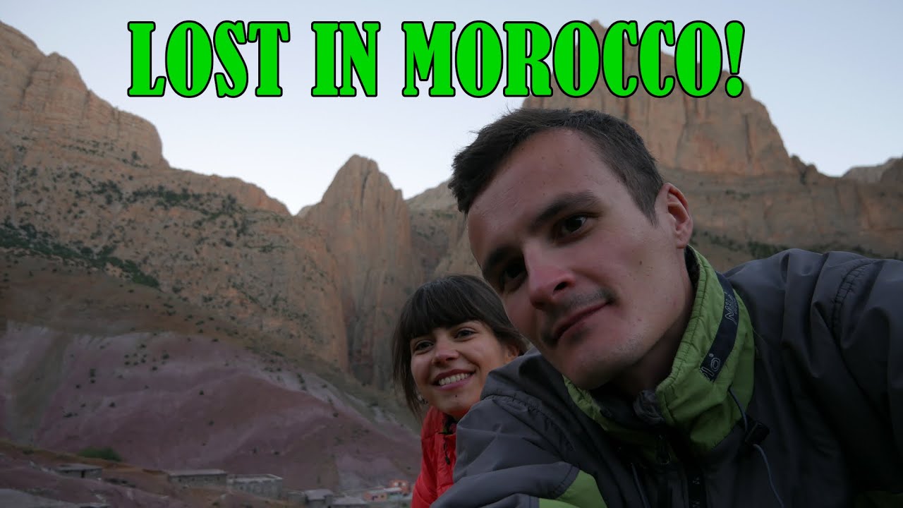 We've got lost in a remote village in Morocco - Taghia.