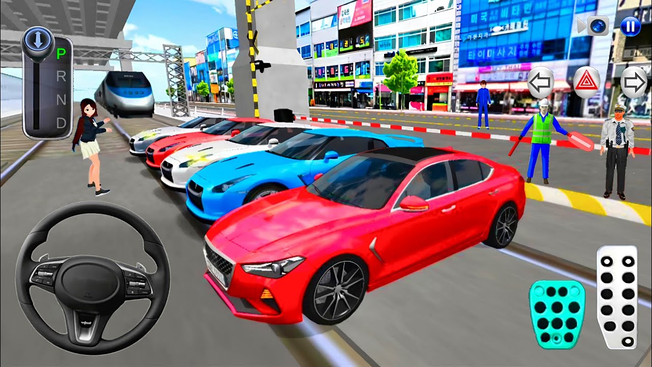New Mercedes G63 & Supercars vs Bullet Train🚄 3D Driving Class 2025 - Android Gameplay🚘🎮