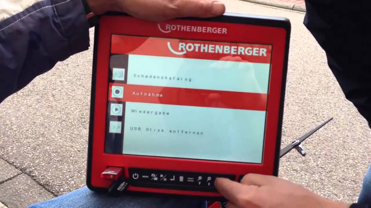 Демонстрация возможностей Rothenberger ROCAM 3