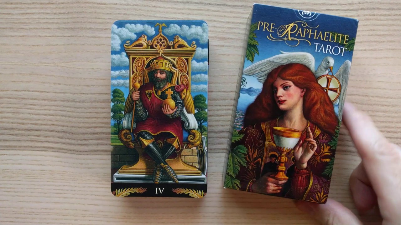 Pre Raphaelite Tarot 4k Flip Through