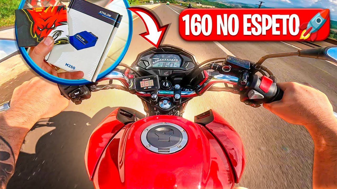 FUI PRA RODOVIA TESTAR A FAN 160 COM COMANDINHO JET MOTOS E CENTRAL ATHLON [ MOTO FICOU FORTE ] 🔥
