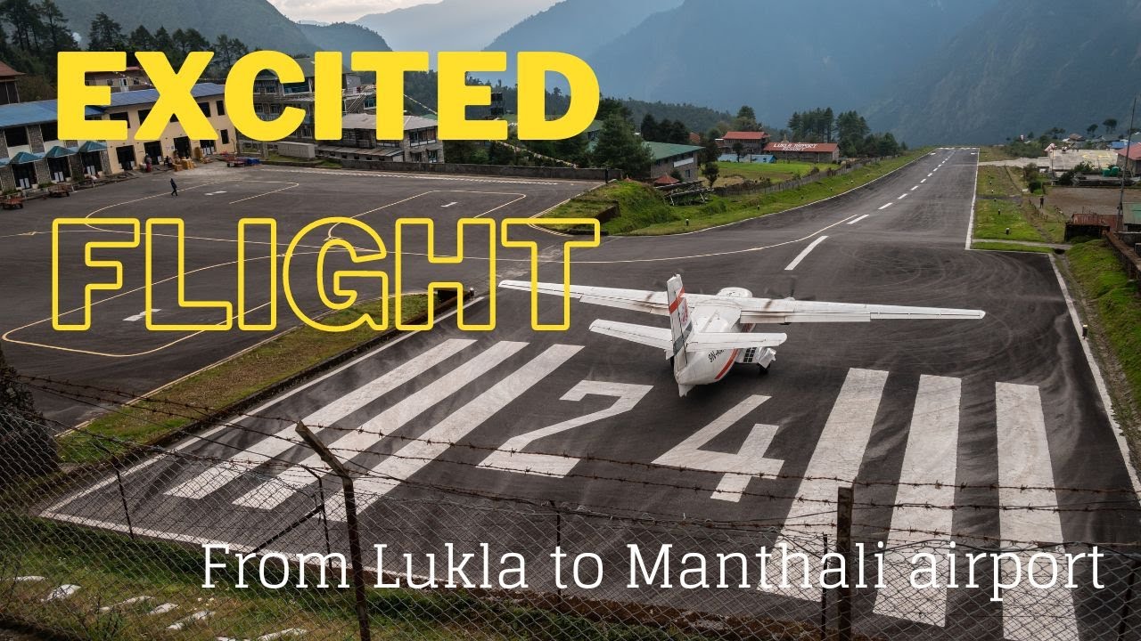 Excited flight (for me) from Lukla to Manthali airport Nepal in 18 minute. #lukla #nepal #travel