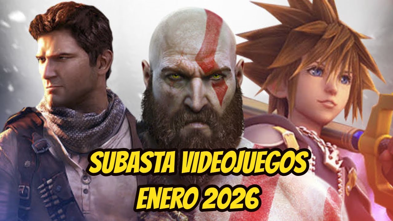 SUBASTA DE VIDEOJUEGOS ENERO 2026