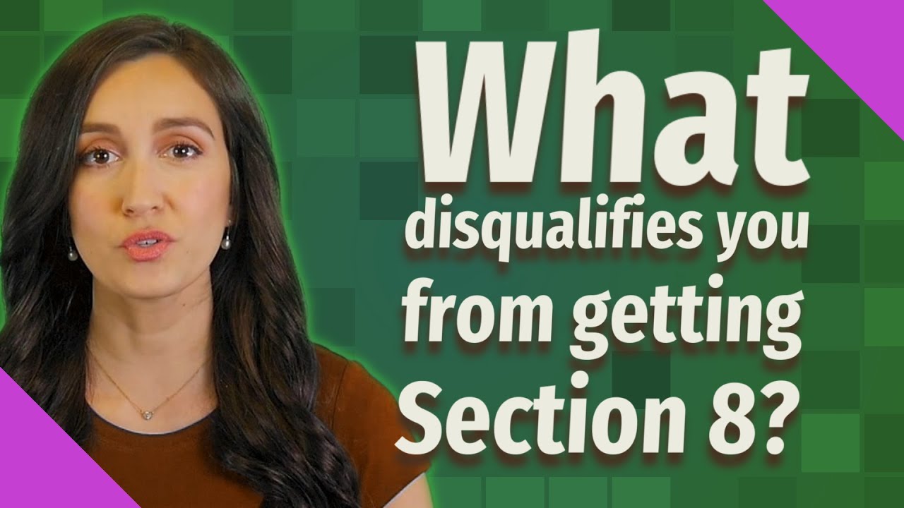 What disqualifies you from getting Section 8?