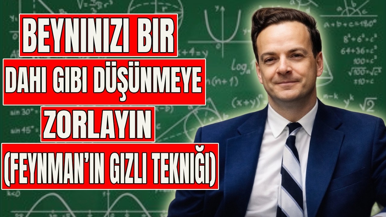 Beyninizi Bir Dahi Gibi Düşünmeye ZORLAYIN Feynman’ın Gizli Tekniği