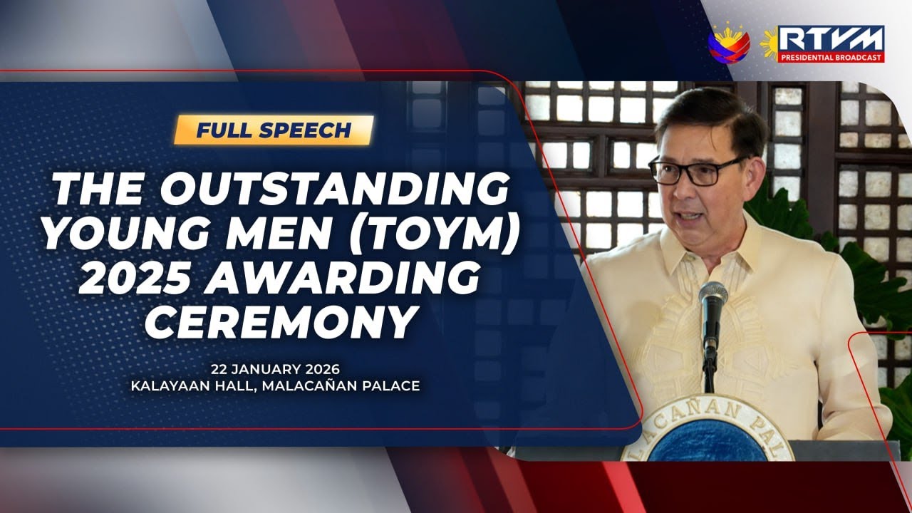 The Outstanding Young Men (TOYM) 2025 Awarding Ceremony (Speech)