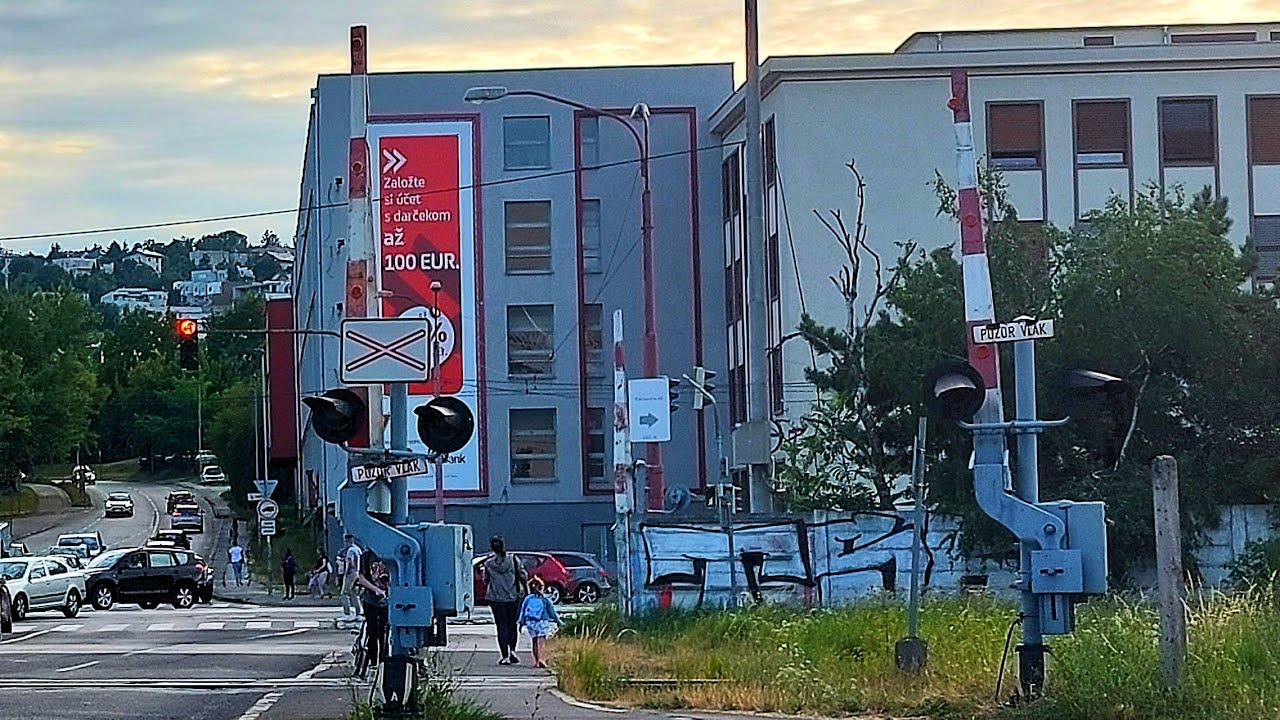 Železničné priecestie Bratislava Filiálka (SK) (SSSR) - 27.7.2023 / Slovakia railroad crossing