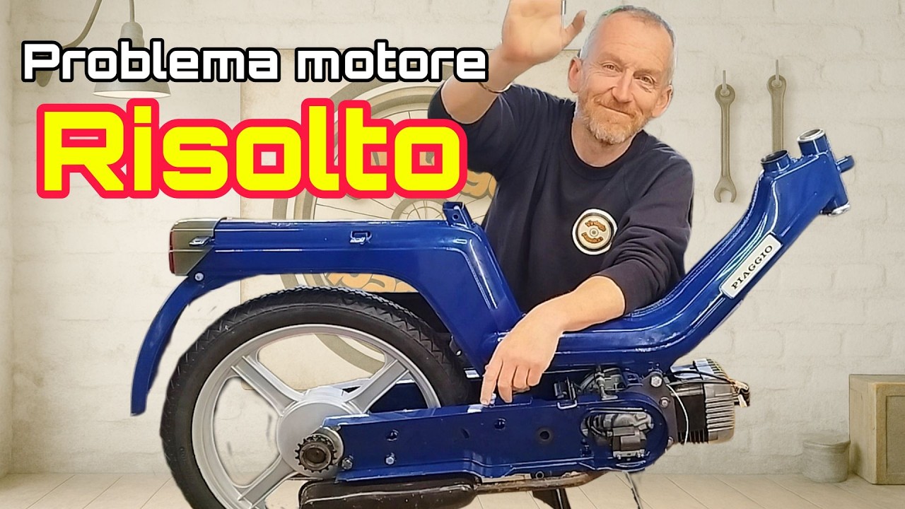 Scopriamo il vero motivo del rumore metallico del motore Piaggio SI-Rimontaggio telaio e dettagli