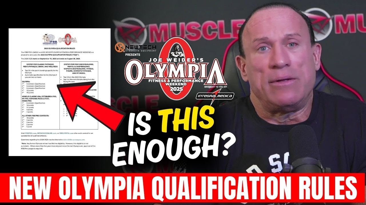 NEW Olympia Qualification Rules! Palumbo REACTS!