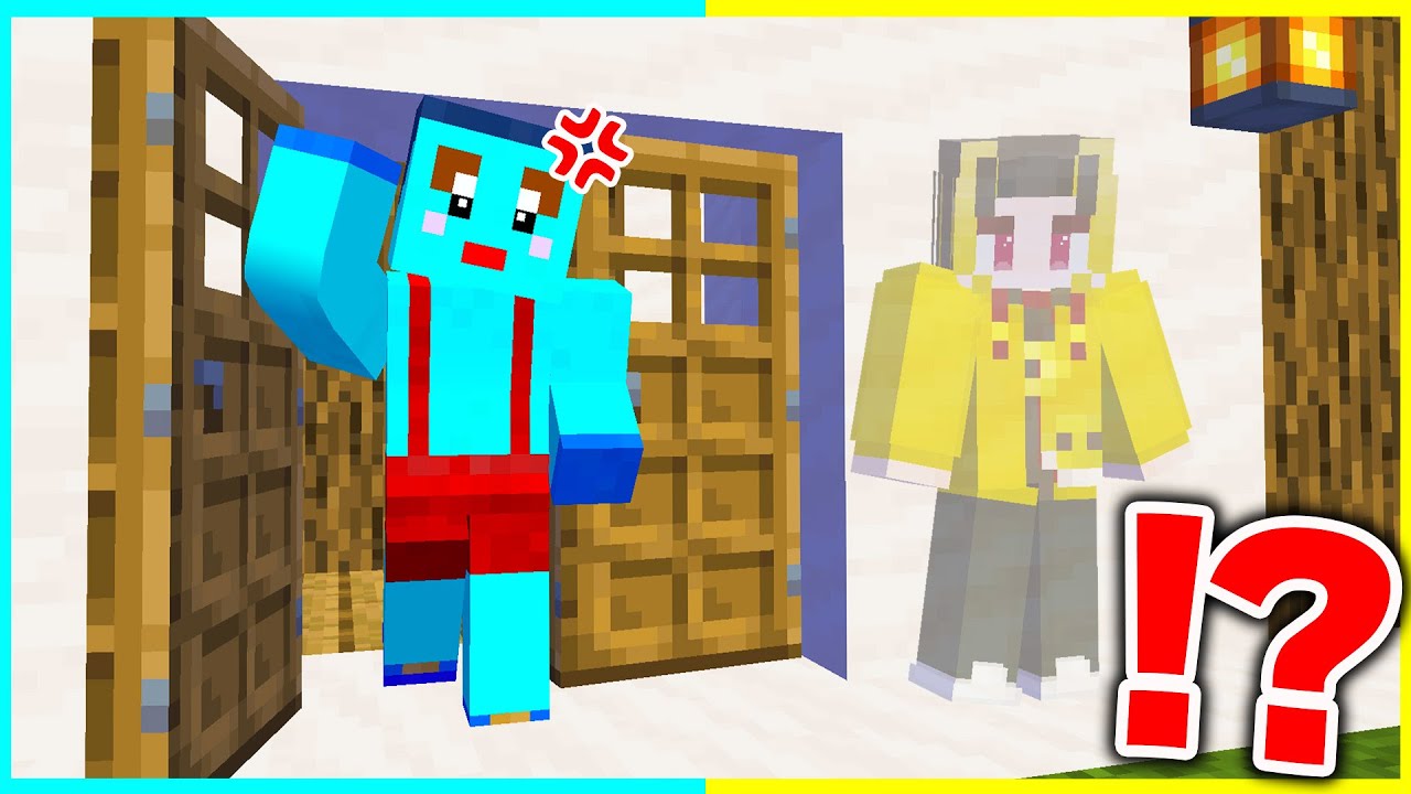 バレずにピンポンダッシュしまくってみたww😂😂【まいくら / マインクラフト】