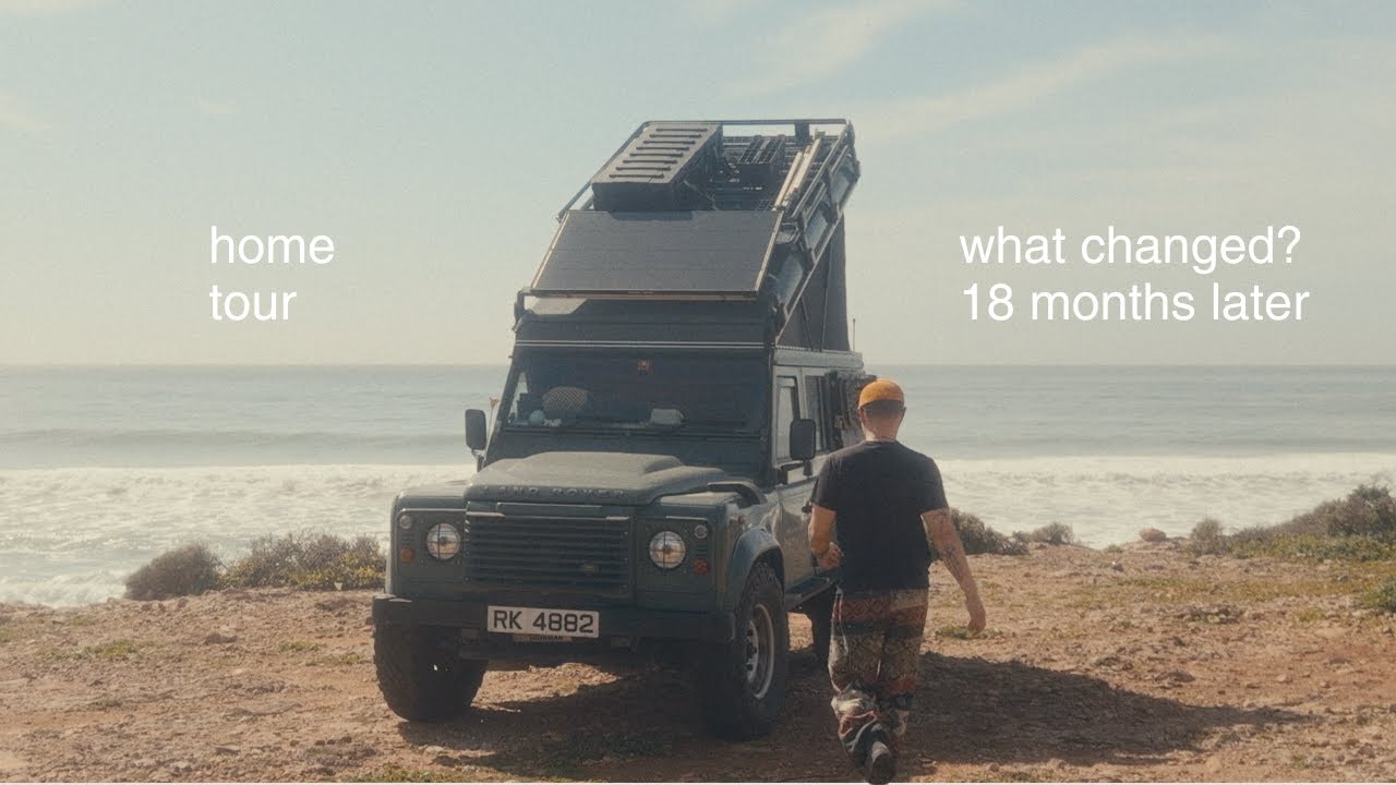 500+ days living in my defender - Hong Kong to Arctic Circle to Sahara | Updated Home Tour 2.0