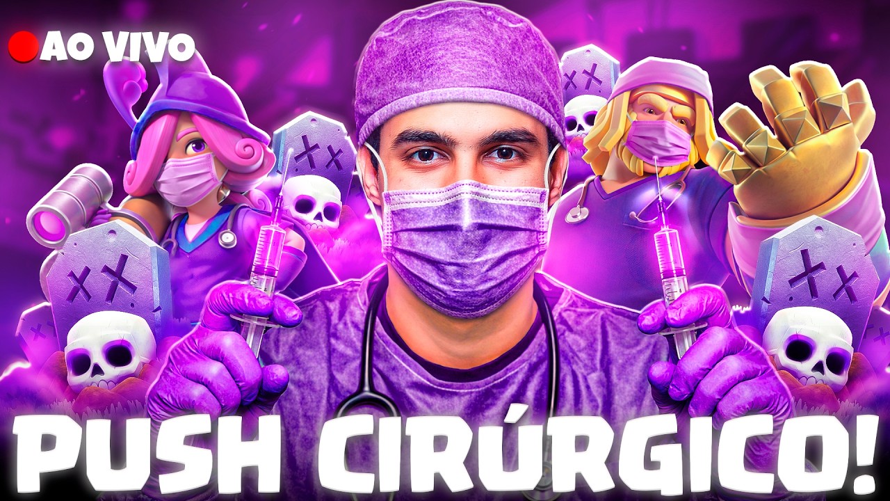 PUSHZÃO CIRÚRGICO NO TOP GLOBAL NO CLASH ROYALE!