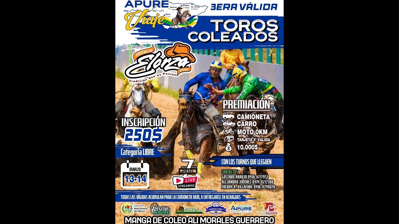 ELORZA 2026 / APURE EN UN VIAJE / III VALIDA