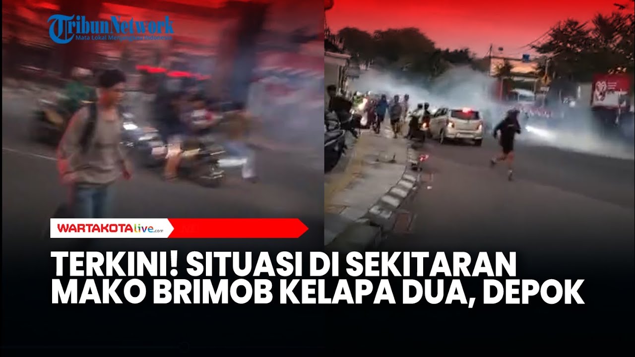 TERKINI! Situasi di Sekitaran Mako Brimob Kelapa Dua, Depok