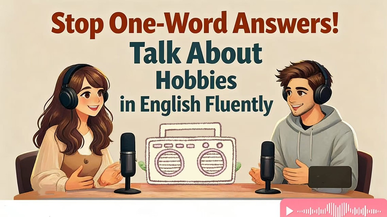 Stop One-Word Answers! Talk About Hobbies in English Fluently