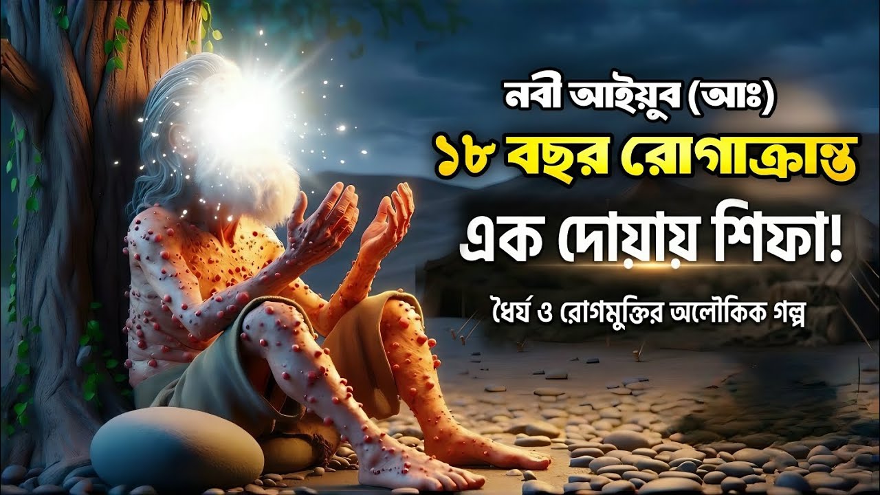 হযরত আইয়ুব আঃ ১৮ বছর রোগাক্রান্ত, এক দোয়ায় সবকিছু বদলে গেল | Islamic Story