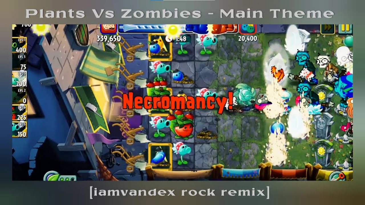 Plants Vs Zombies Main Menu [iamvandex rock remix]