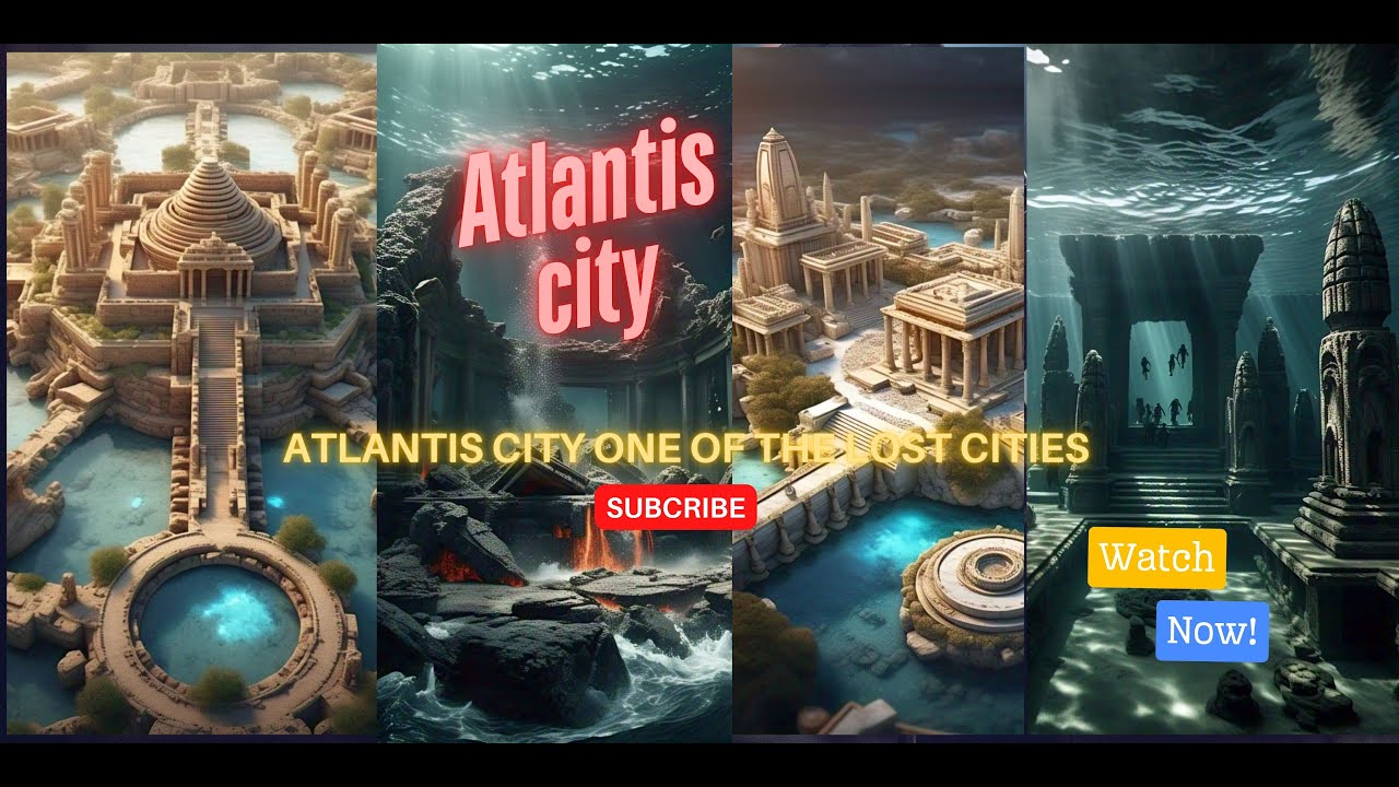 Atlantis city, one of the lost city. civilized city