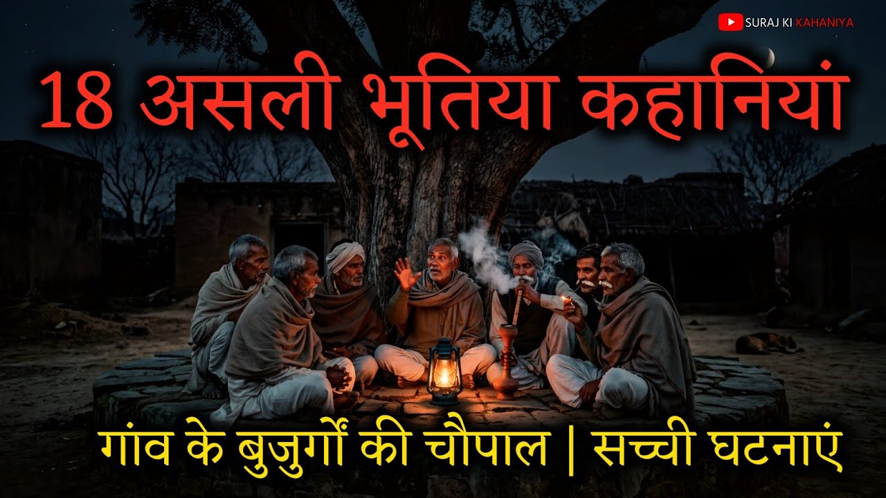 गांव की चौपाल की 18 सबसे डरावनी सच्ची भूतिया कहानियां | Horror Stories in Hindi | Suraj Ki Kahaniya