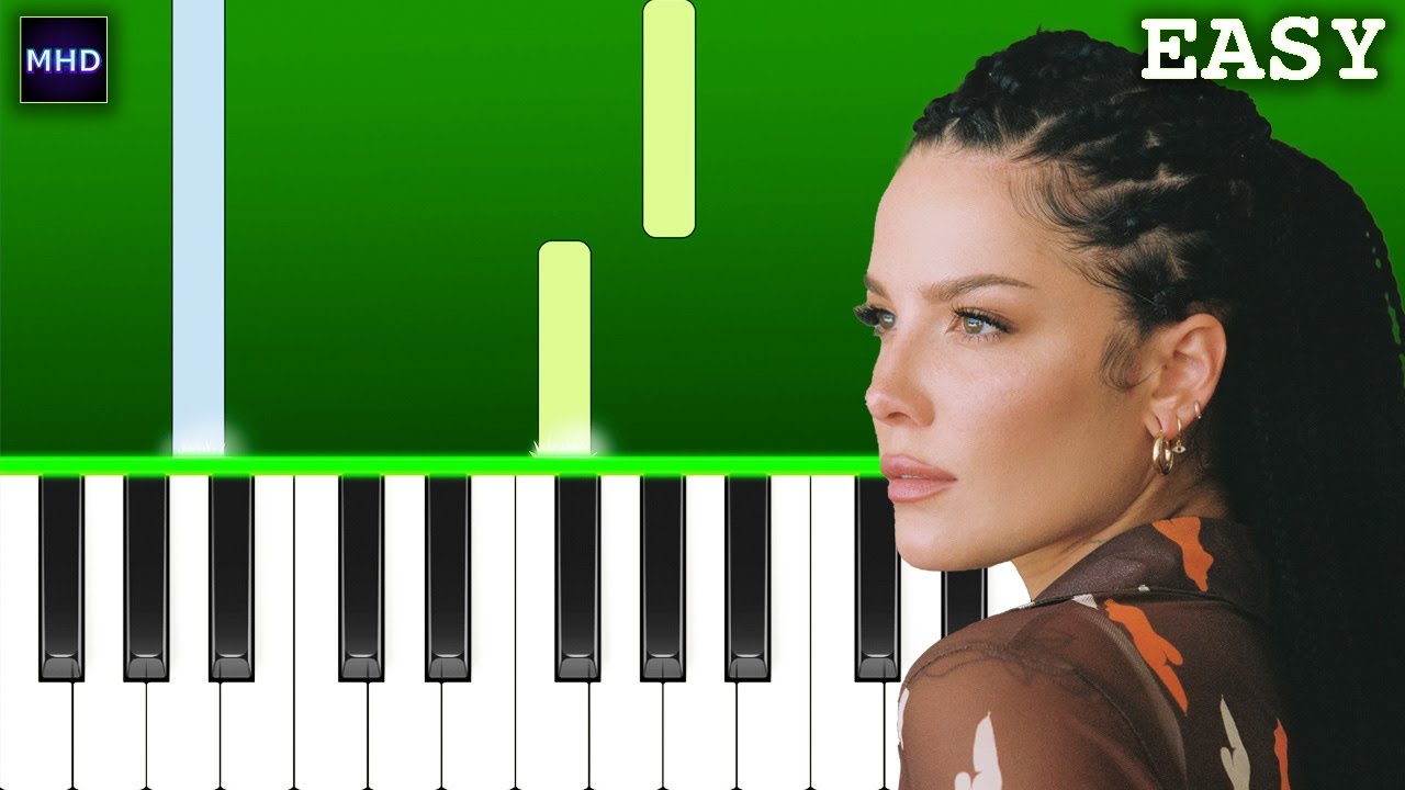 Halsey - Lonely is the Muse (Piano Tutorial)