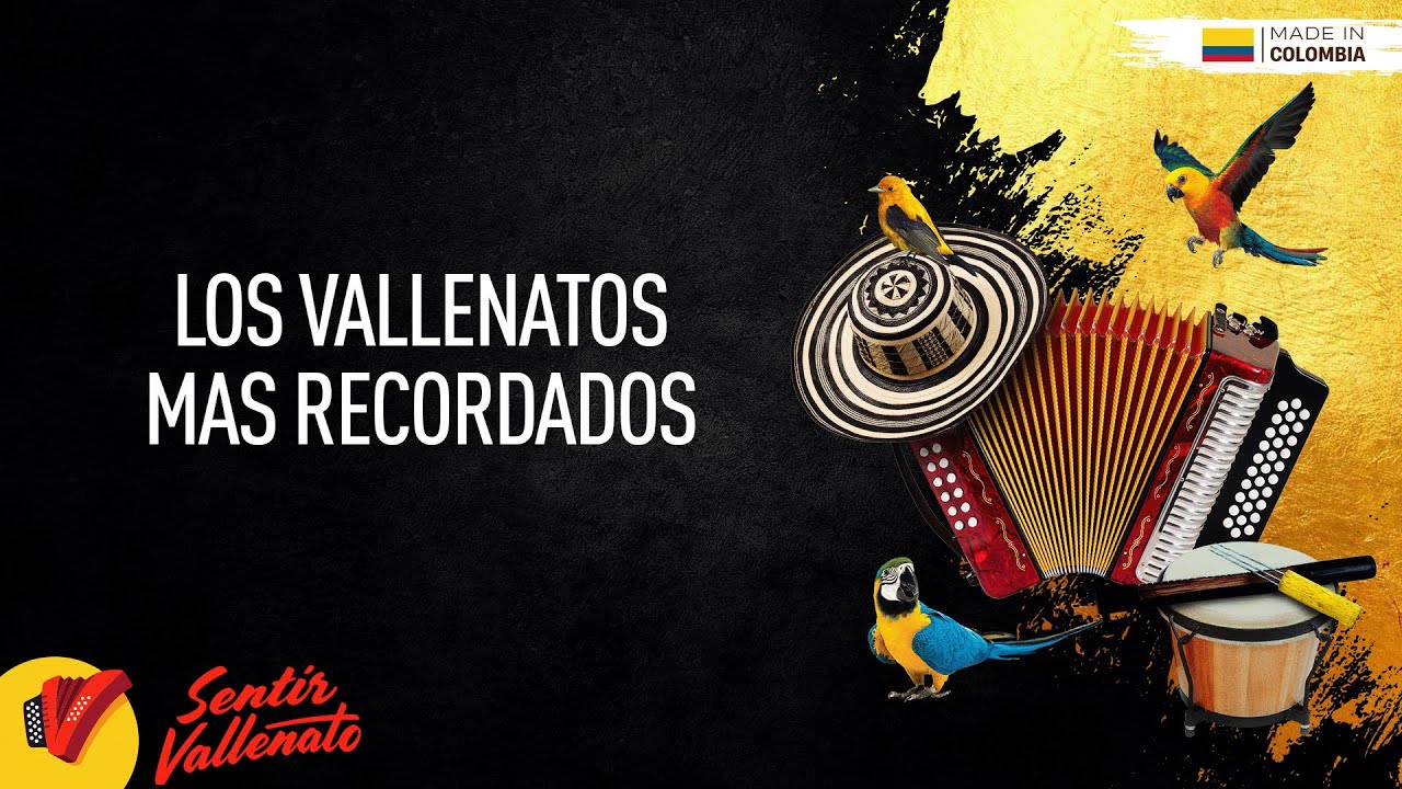 Los Vallenatos Más Recordados, Video Letras - Sentir Vallenato