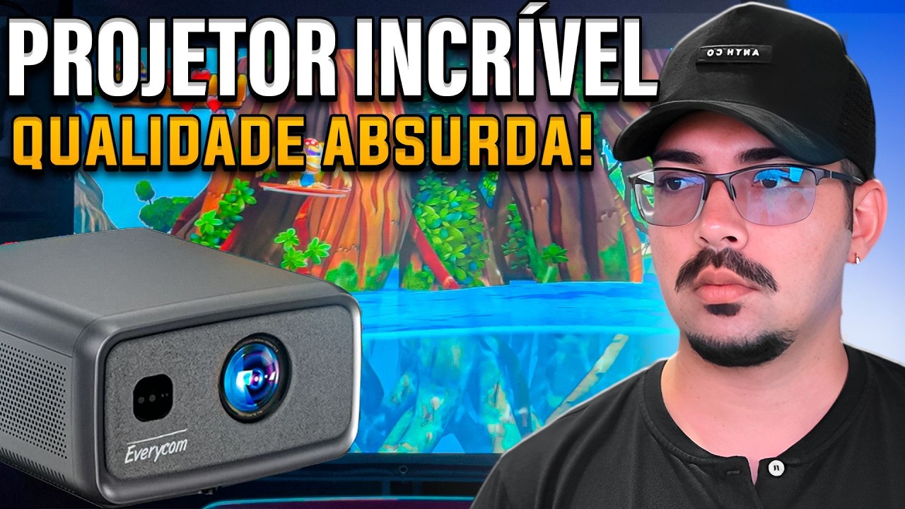 O PROJETOR PERFEITO? CubeLite 🔥 – Unboxing e Teste Real!