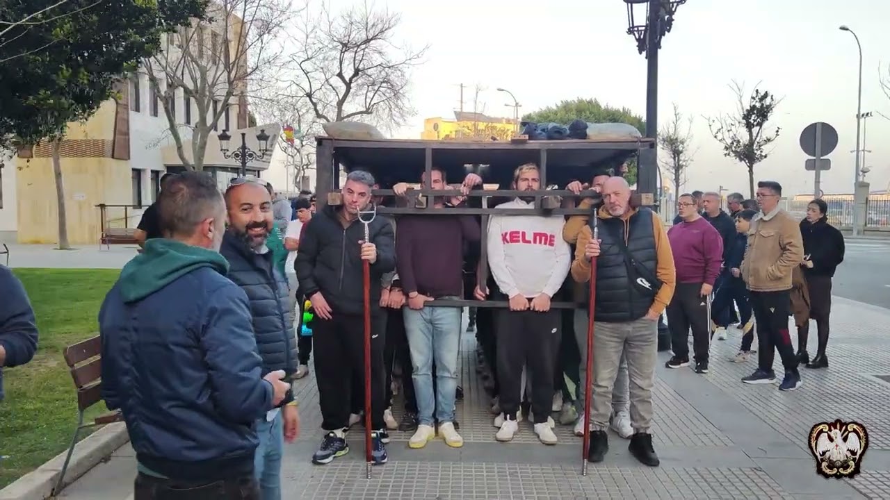 1º ensayo cuadrilla Amparo (Borriquita), Cuaresma Cádiz 2026
