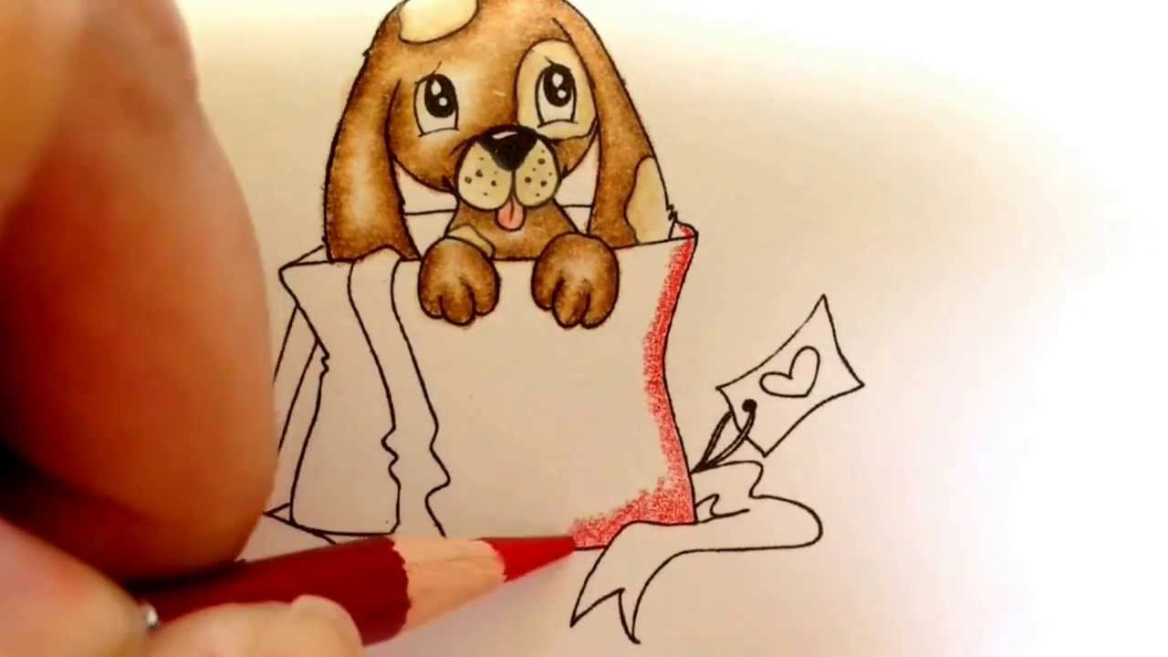 Coloring Fur with Prismacolor Pencils and Gamsol (Mineral Spirits)