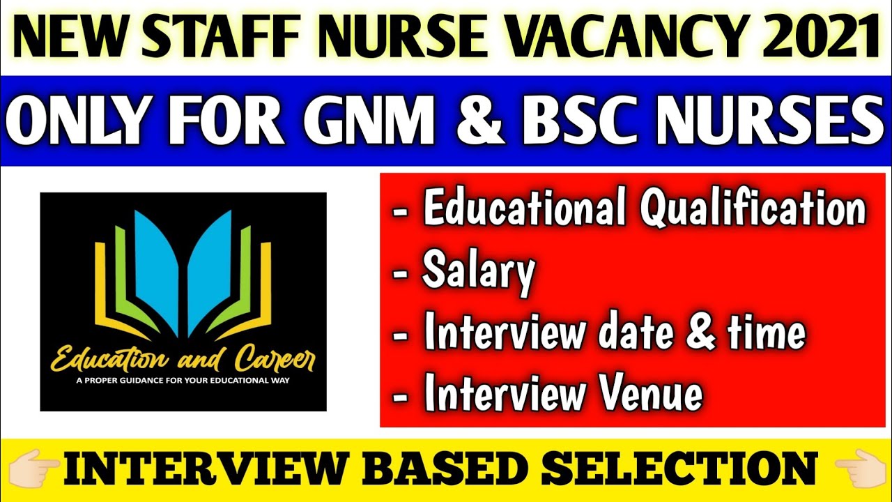 Staff nurse vacancy 2021 | nursing jobs 2021 | nursing vacancy 2021 | nursing recruitment 2021 |