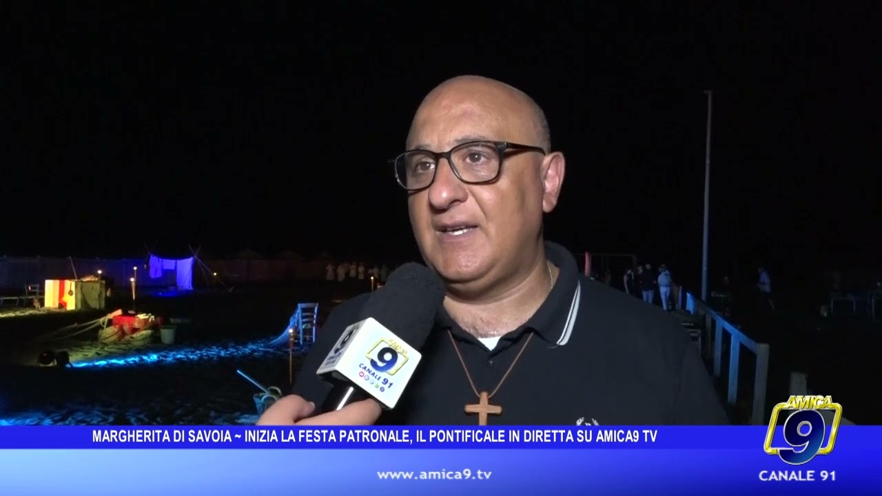 Margherita di Savoia - Inizia la festa patronale, il pontificale in diretta su Amica9 TV