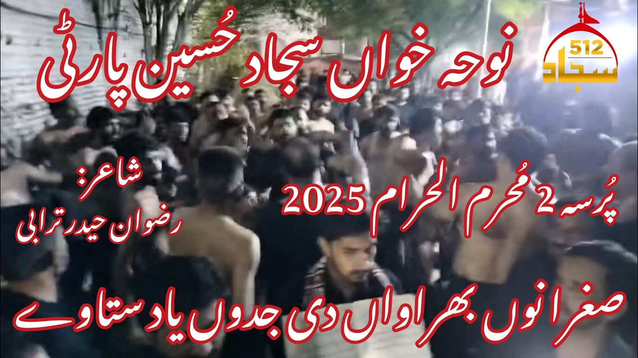 Sughra Noo Bhirawan Di | New Noha | Muharam 2025 | Sajjad Party