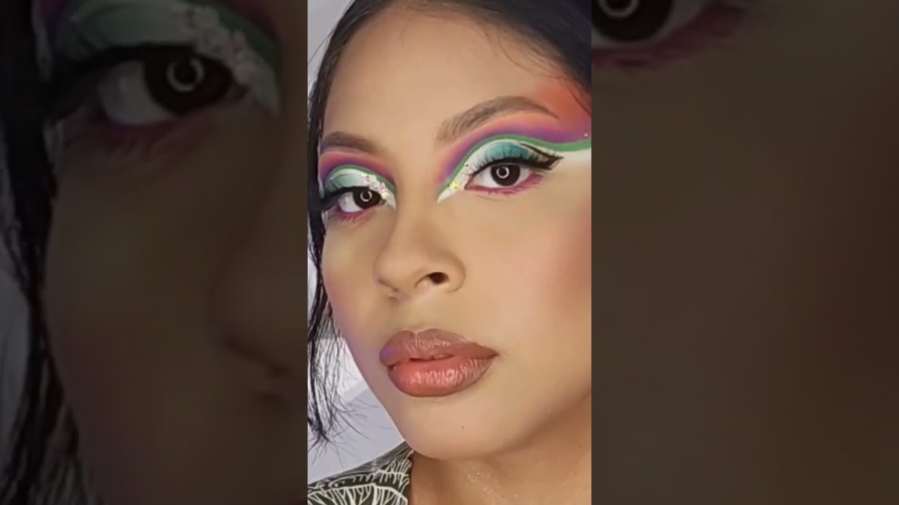 cortes con color hermosa t&eacute;cnica #semicut #cutcrease #cutcolor #makeup