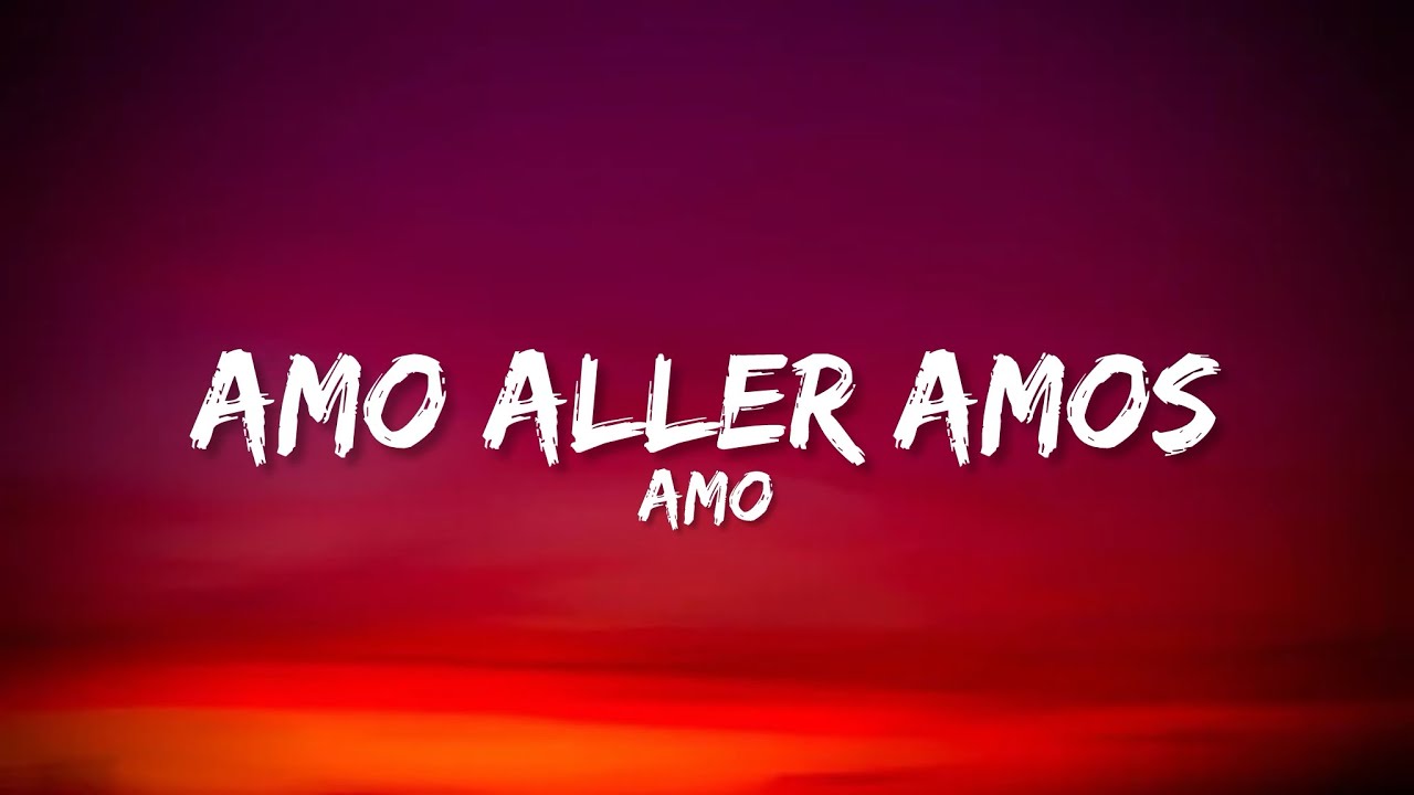 Amo - Amo aller Amos (Lyrics)