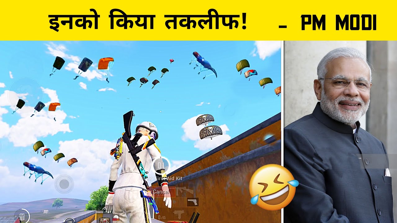 🇮🇳 Playing Pubg mobile with Prime Minister - Funny Role Play - Legend X