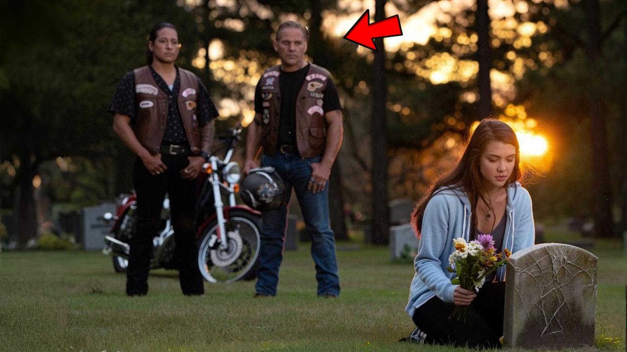 Sie legte Blumen aufs Bikergrab – Monate später tauchten die Hells Angels an ihrem Geburtstag auf