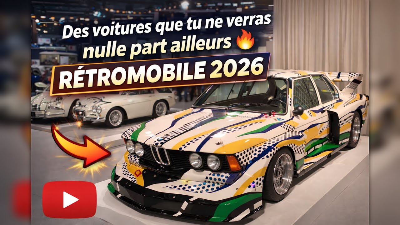 J’ai visité Rétromobile 2026 🔥 Mécaniques mythiques & pépites rares !