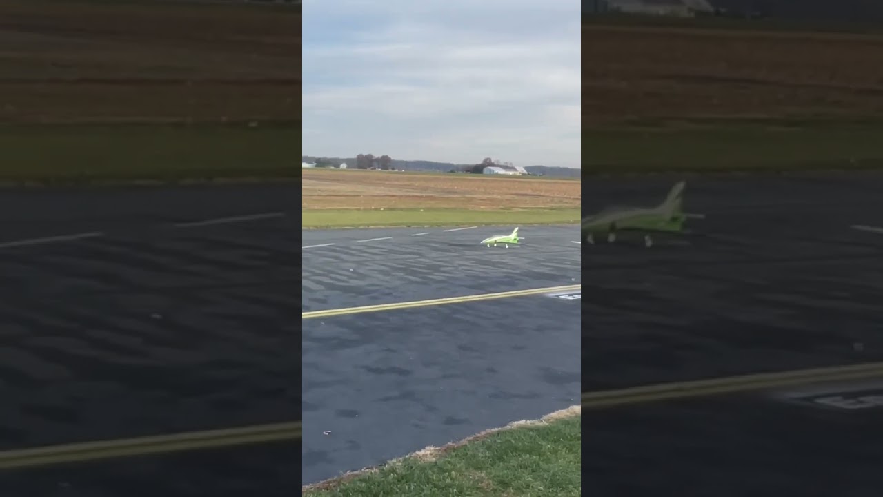 Eflite 80mm havoc xe taking off