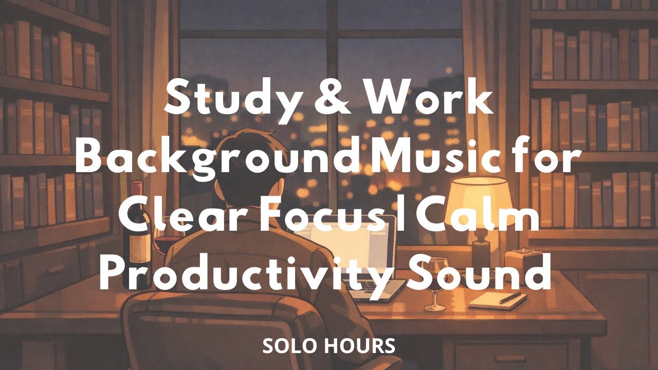 Study & Work Background Music for Clear Focus | Calm Productivity Sound