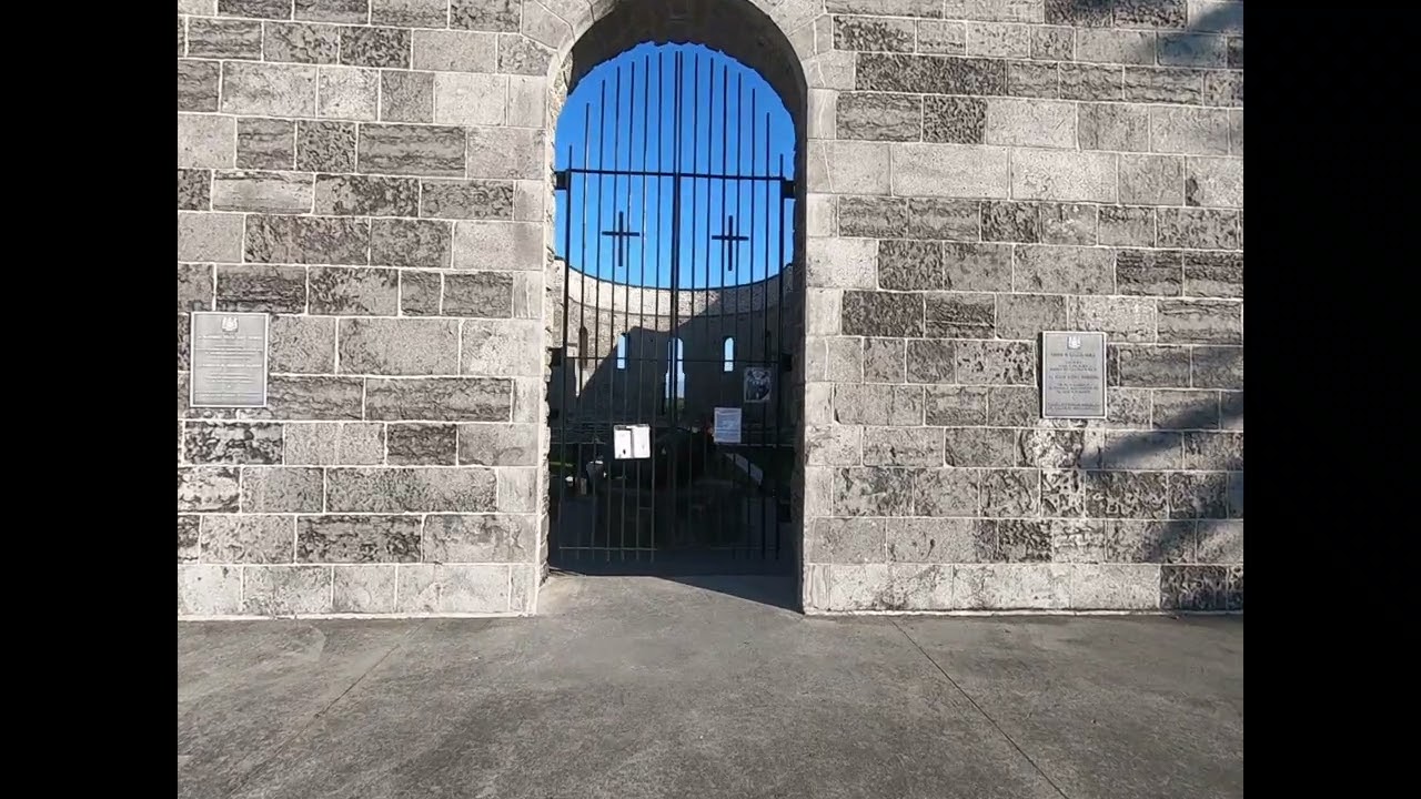Peterborough lift locks - St Raphael ruins