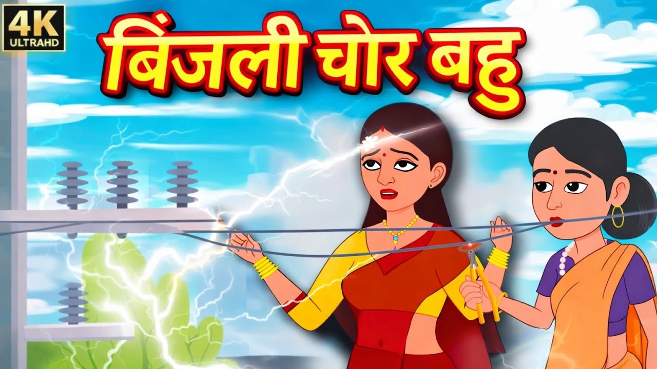 बिजली चोर बहू ⚡ | सास को लगा बड़ा झटका | Hindi Kahani | Moral Story | Hindi Cartoon Story | #video 