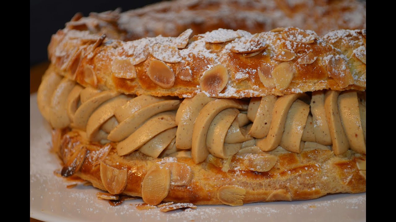 باري برس حلويات فرنسية فاخرة و لذيذة مع كريمة الموسلين و صوص البرالينيه جربوها من شي نظم Paris Brest