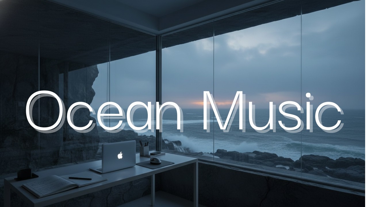 Work Focus Ocean Music — Study Music to Stay Locked In (Deep Focus)