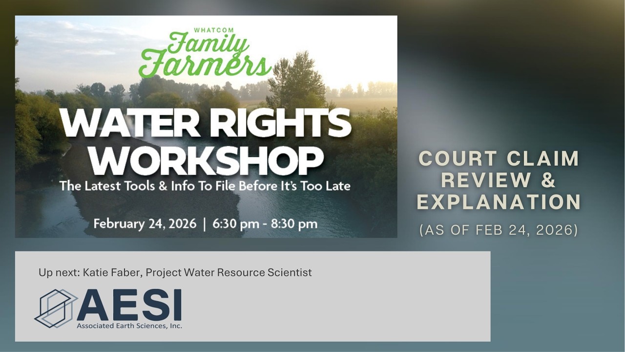 Water Rights Workshop: Court Claim Review & Explanation