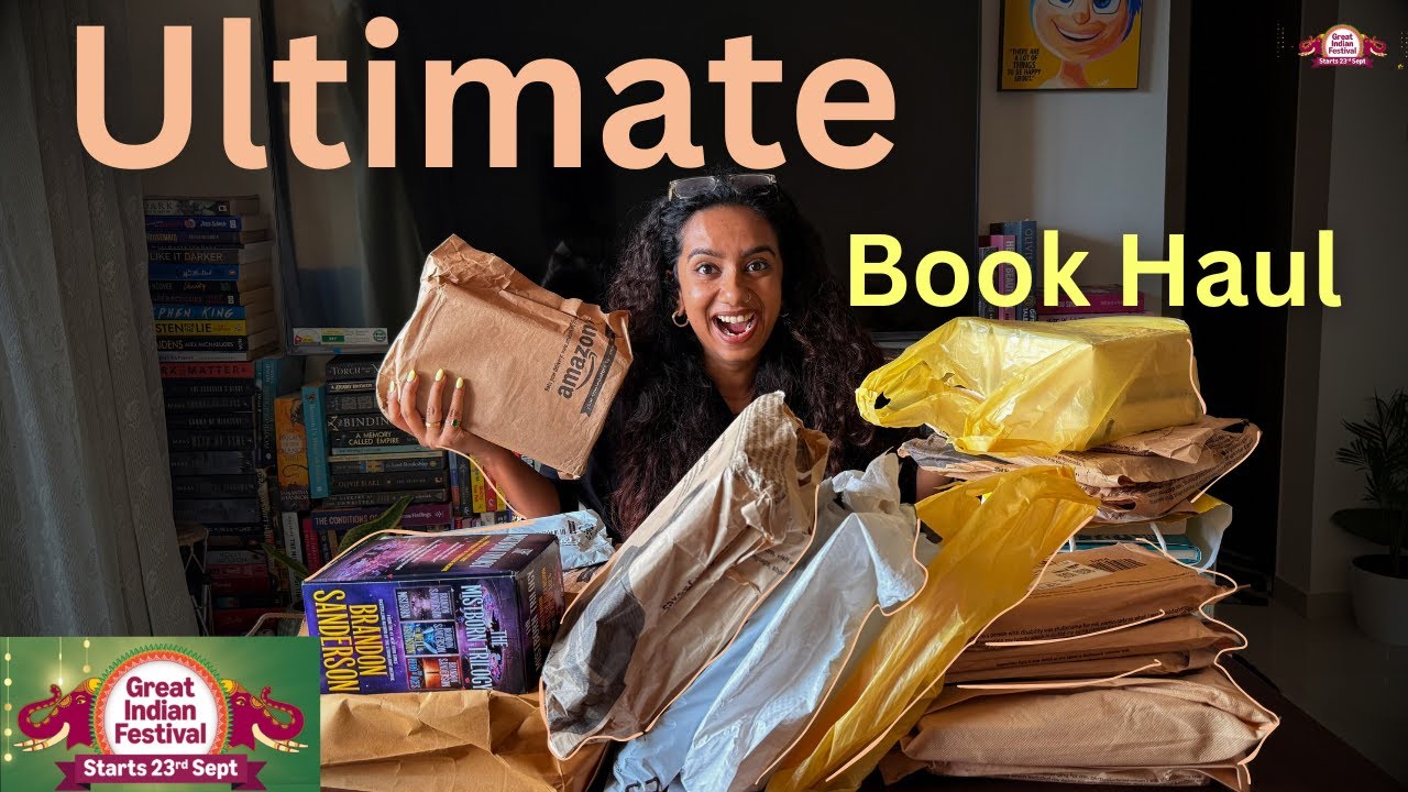 The Ultimate Book Haul India 📦| 40+ Books | Amazon Great Indian Festival | Top Fiction