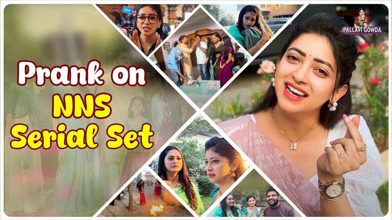 Prank at Nindu Noorella Saavasam Serial Set | A Day in My Life | Pallavi Gowda