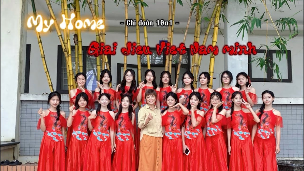Múa MY HOME & GIAI ĐIỆU VIỆT NAM MÌNH - A1K63 THPT Quốc Oai