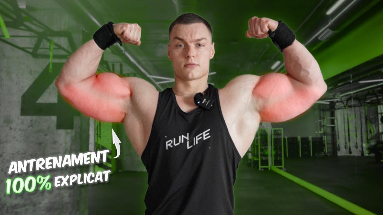 ANTRENAMENT DE BRATE 100% EXPLICAT ! *biceps+triceps superset*