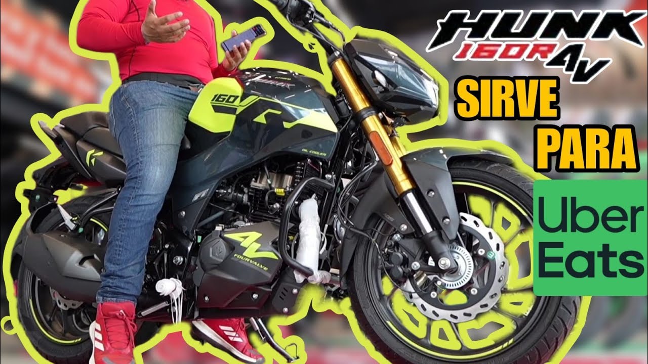 Ficha Técnica 🟥 HERO hunk 160r 4v.  recomiendo sacarla para 🟢 Uber Didi o rappi? curiosidades y más