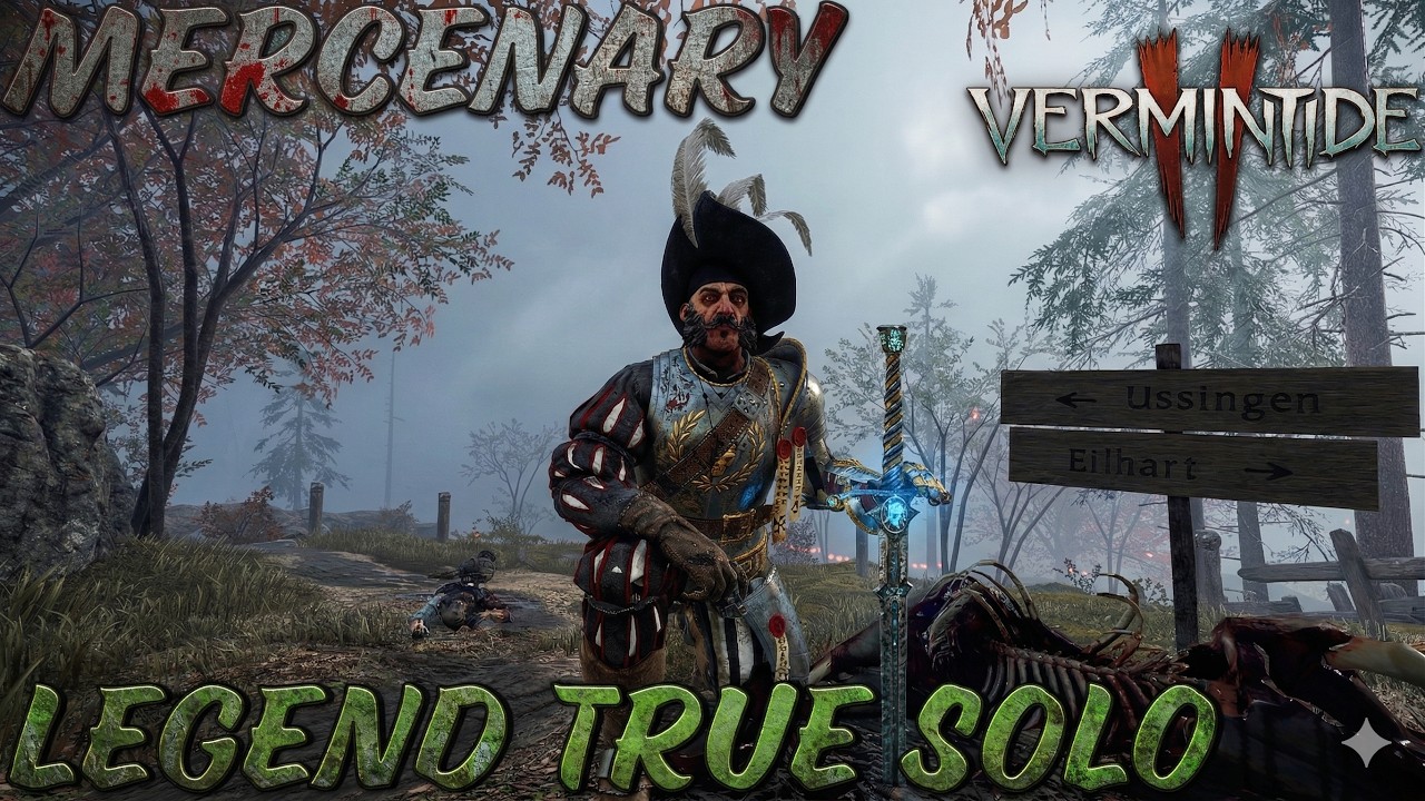 Mercenary | Legend True solo | Greatsword | Empire in Flames | Warhammer Vermintide 2