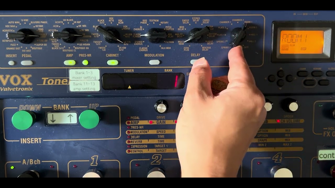 VOX Valvetronix Tonelab SE setting manual & sound making (복스 톤랩SE 셋팅법 및 사운드 메이킹)
